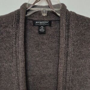 Avellini merino wool open front cardigan size PM